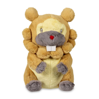 Officiële Pokemon center knuffel comfy friends Fluffy Bidoof 34cm 